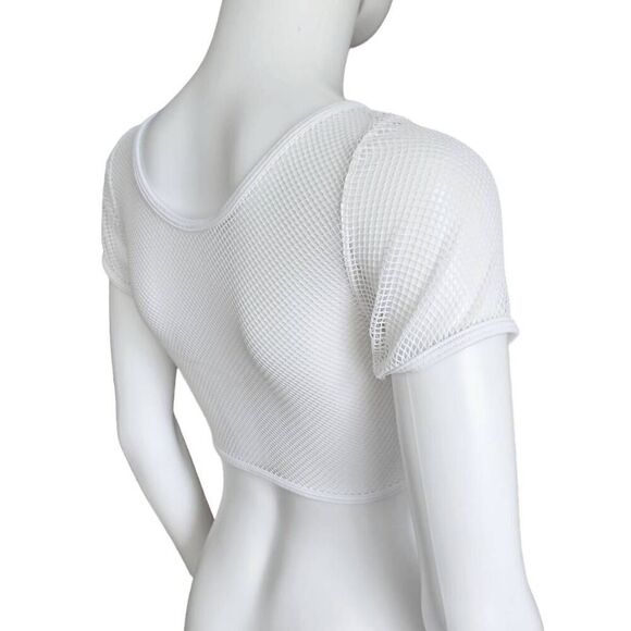 fishnet micro crop top - Picture 4 of 4